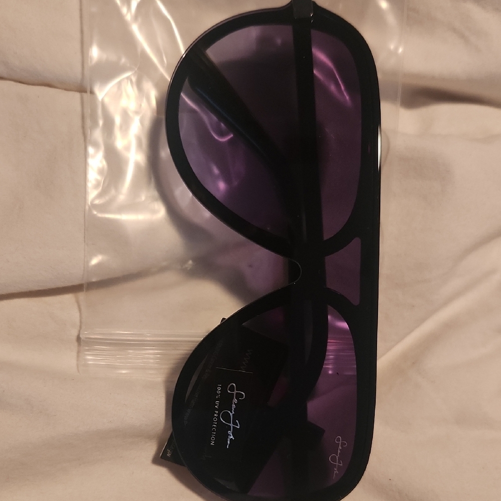 Purple Sunglasses with Black Frame